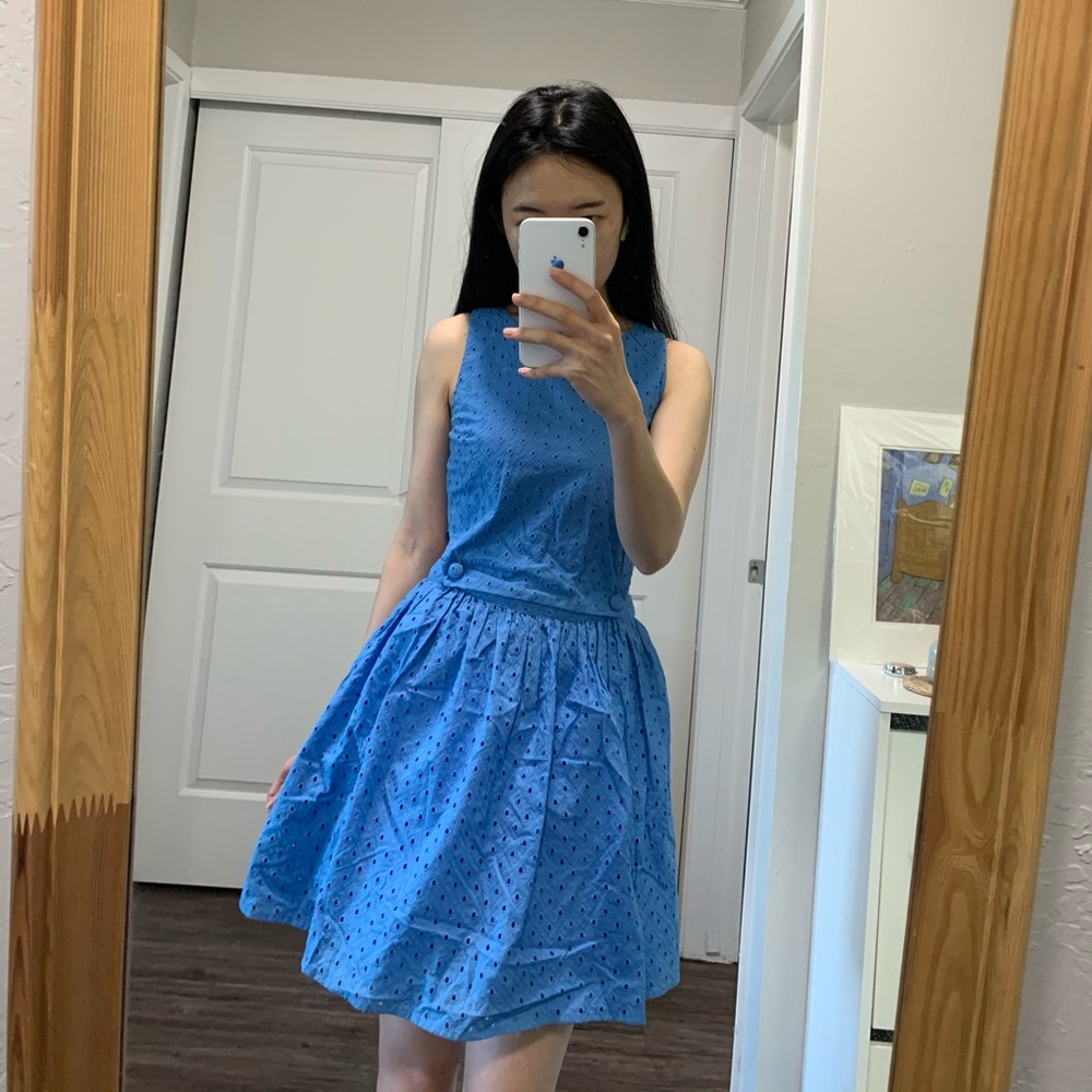 Topshop Blue mini dress